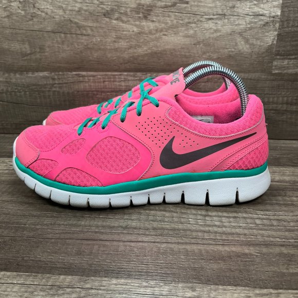 Nike Flex Run Pink Womens US Size 10 EUR 42 512108-602 Sneakers - Picture 3 of 9